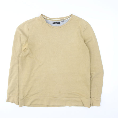 Brave Soul Men's Beige Pullover Sweatshirt Size M