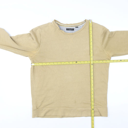 Brave Soul Men's Beige Pullover Sweatshirt Size M