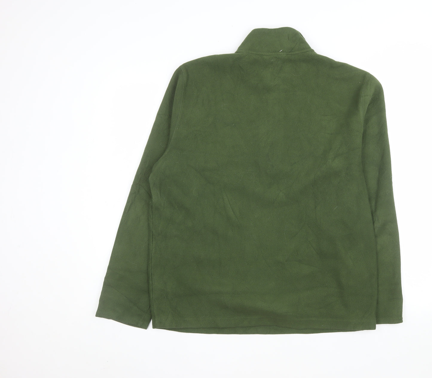 Brooks Brothers Men’s Green Fleece 1/2 Zip Pullover Sweatshirt L
