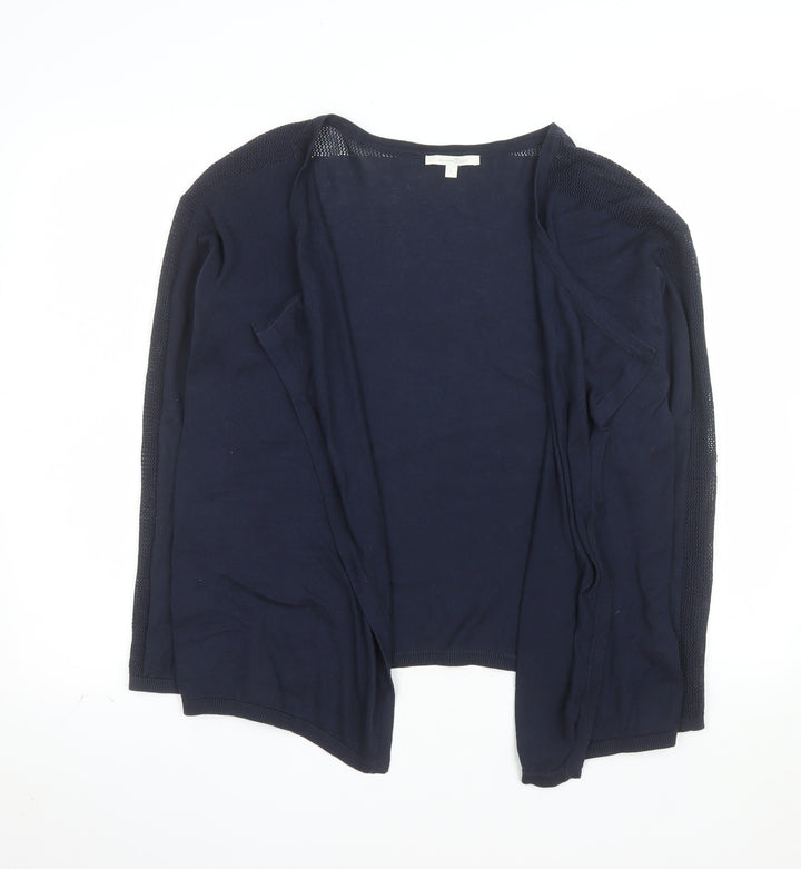 Tom Tailor Denim Women's Blue Cotton Open Cardigan XL