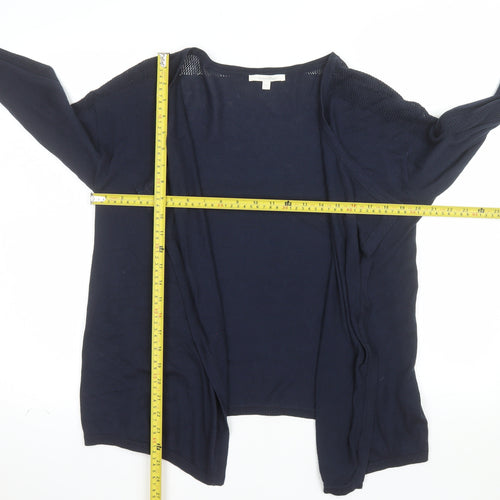 Tom Tailor Denim Women's Blue Cotton Open Cardigan XL