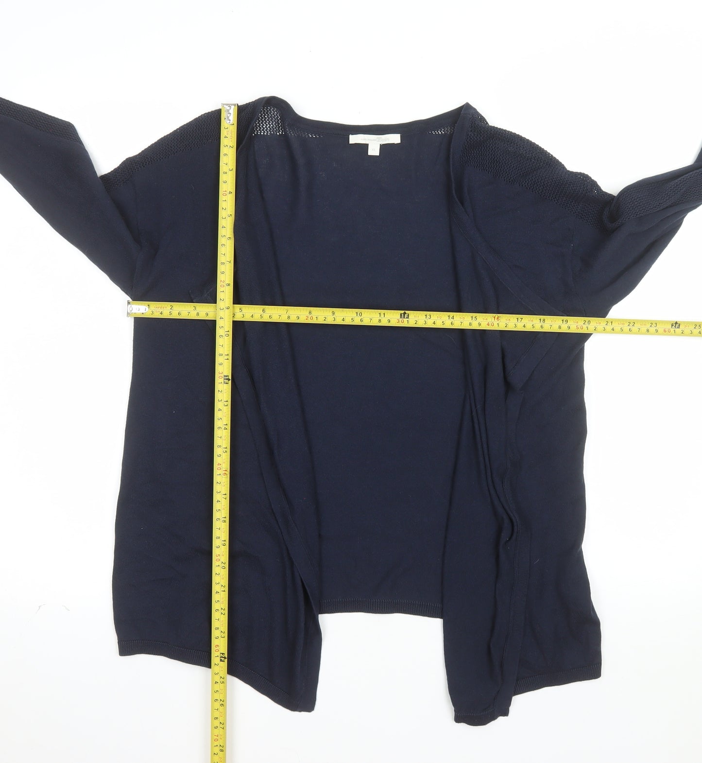Tom Tailor Denim Women's Blue Cotton Open Cardigan XL