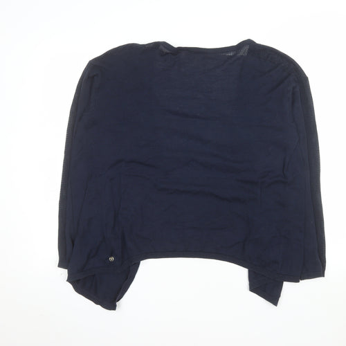 Tom Tailor Denim Women's Blue Cotton Open Cardigan XL