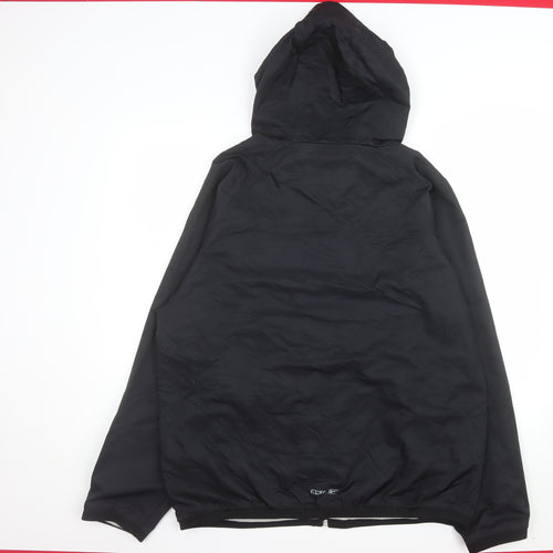 Reebok Men's Black XL Windbreaker Hooded Jacket