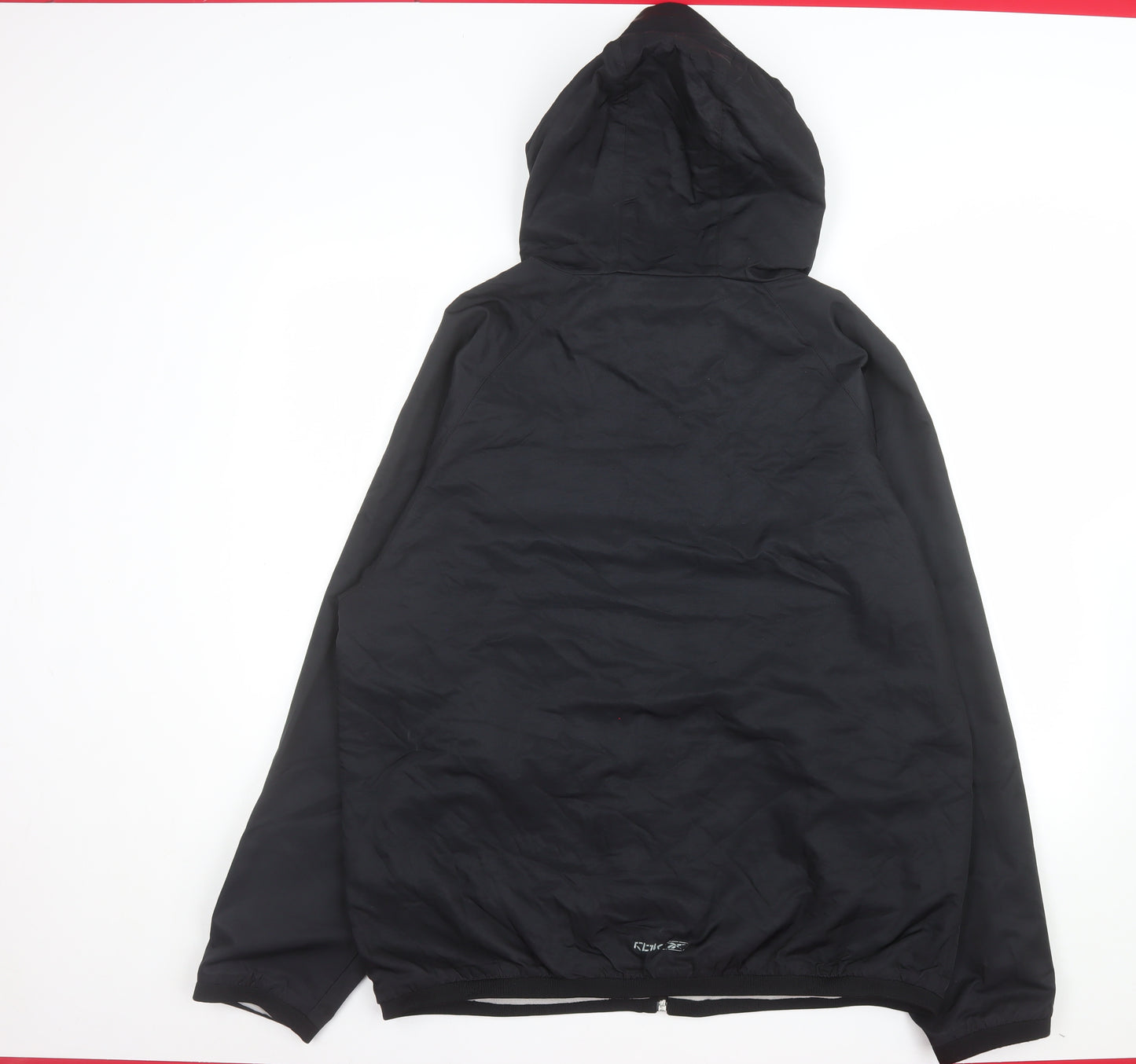 Reebok Men's Black XL Windbreaker Hooded Jacket