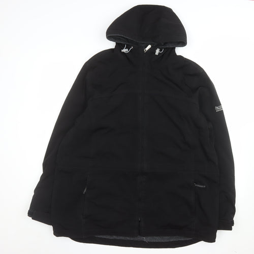Pacific Trail Women's Black XL Hooded Softshell Parka Jacket