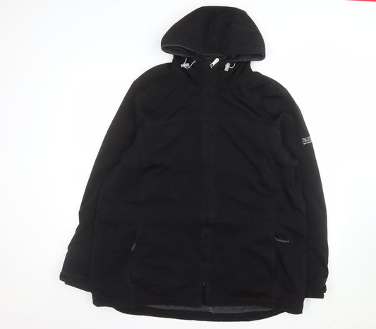 Pacific Trail Women's Black XL Hooded Softshell Parka Jacket
