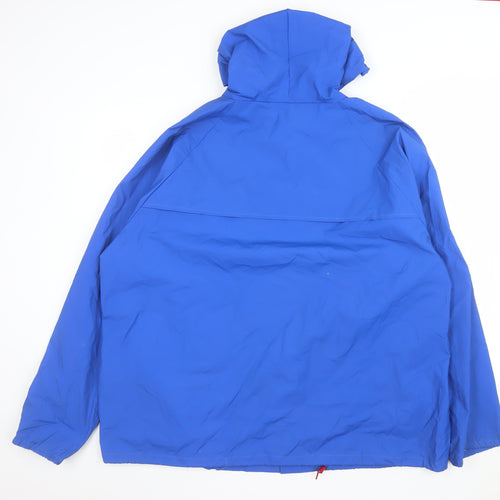 Stearns Men's Blue XL Hooded Waterproof Rain Coat Jacket