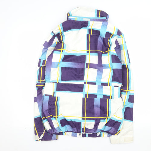 Firefly Women's Purple Check Ski Jacket Size S Waterproof Winter Coat