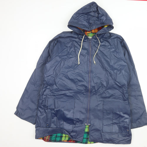 Misty Harbor Men's Blue 3XL Hooded Waterproof Rain Coat