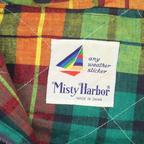 Misty Harbor Men's Blue 3XL Hooded Waterproof Rain Coat