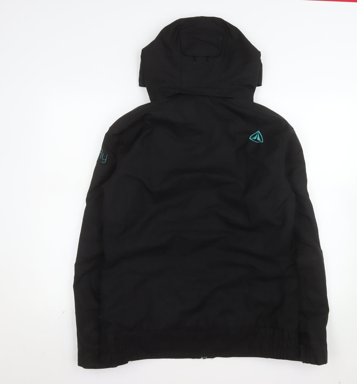 Firefly Womens Black Hooded Waterproof Ski Jacket Size M