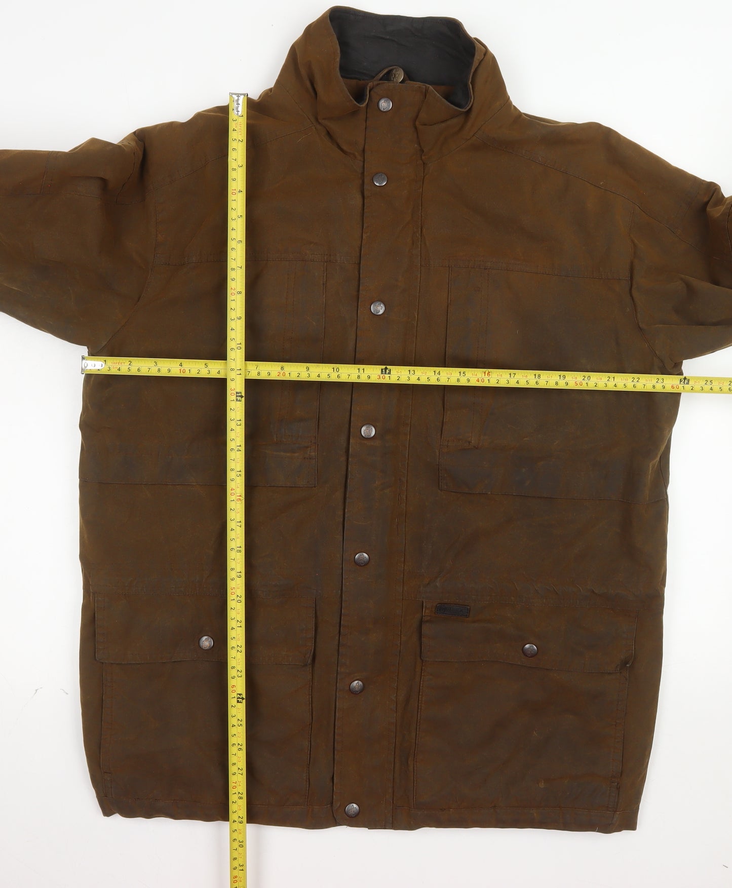Outback Trading Men’s Brown L Anorak Waxed Cotton Jacket