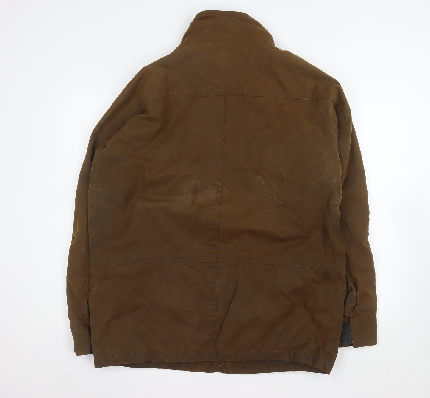 Outback Trading Men’s Brown L Anorak Waxed Cotton Jacket