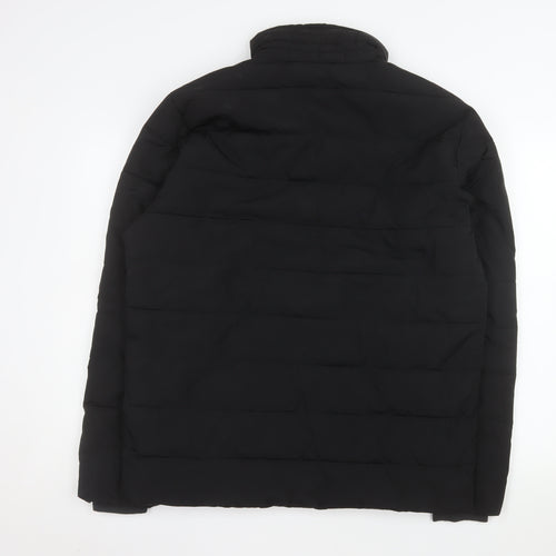 Weatherproof Women's Black Puffer Jacket M Mid-Length Lined