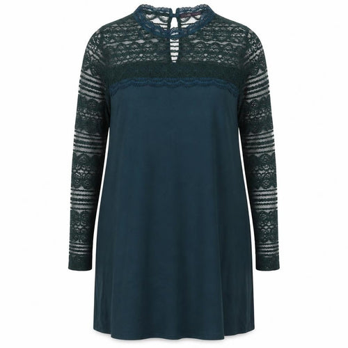 Marks and Spencer Women’s Green Lace Shift Dress Size 16