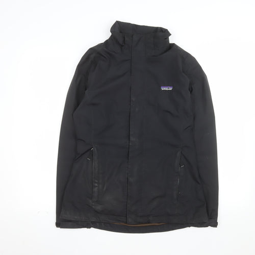 Patagonia Women's Black Waterproof Rain Jacket Size S