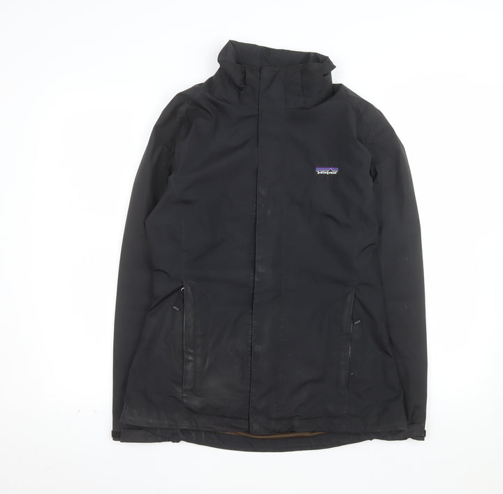 Patagonia Women's Black Waterproof Rain Jacket Size S