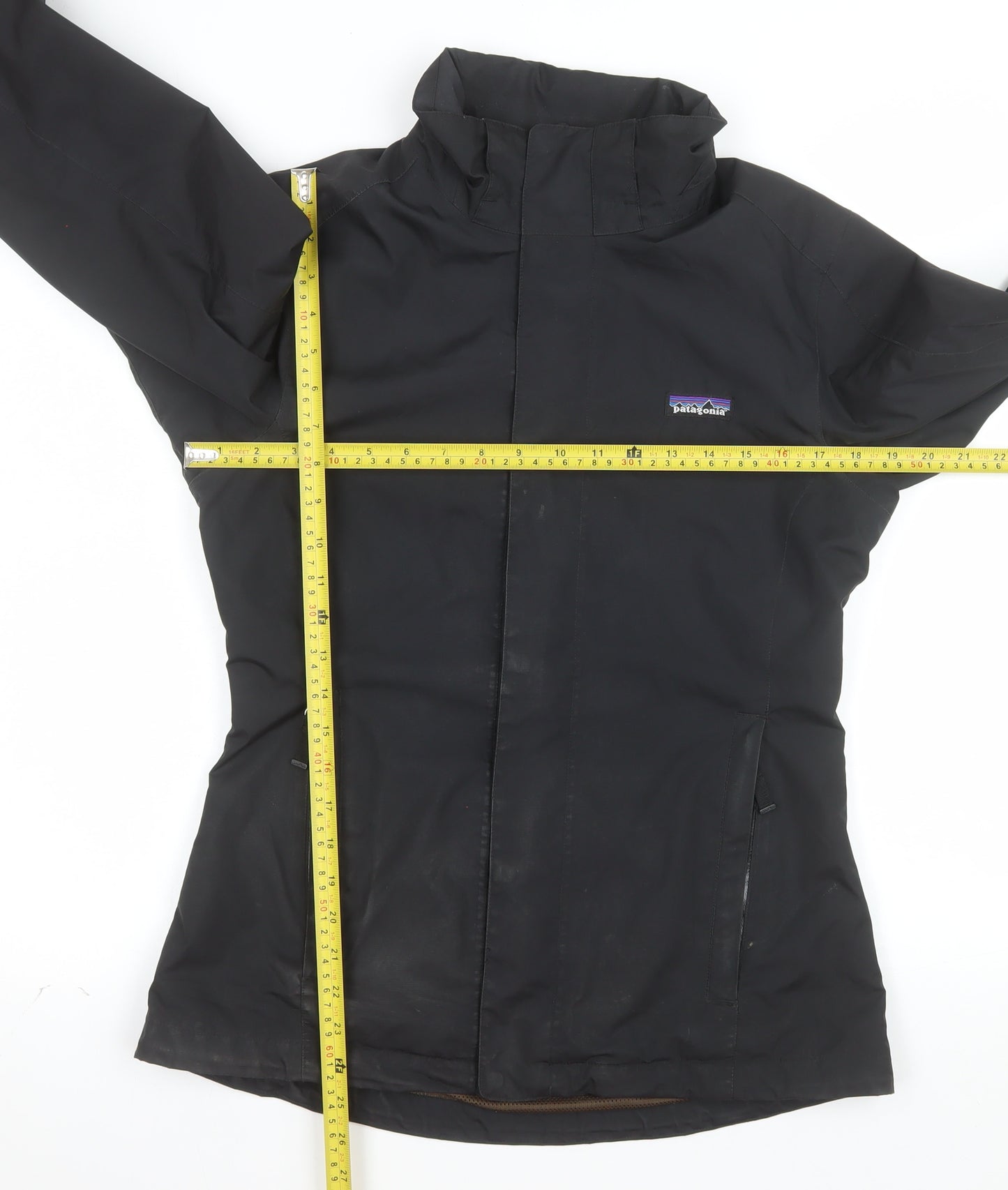 Patagonia Women's Black Waterproof Rain Jacket Size S