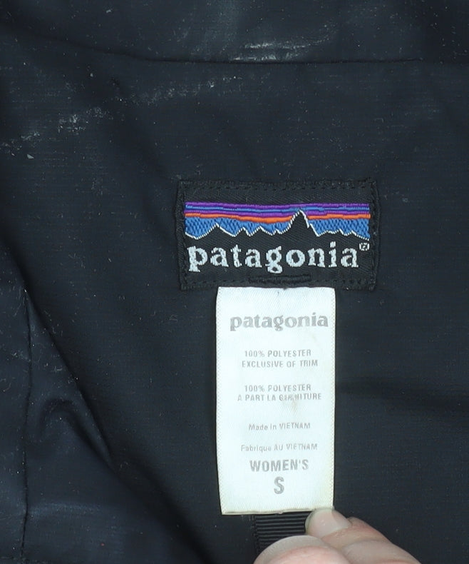 Patagonia Women's Black Waterproof Rain Jacket Size S
