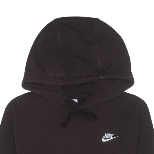 Nike Men's Brown Pullover Hoodie XS Fleece Sweatshirt