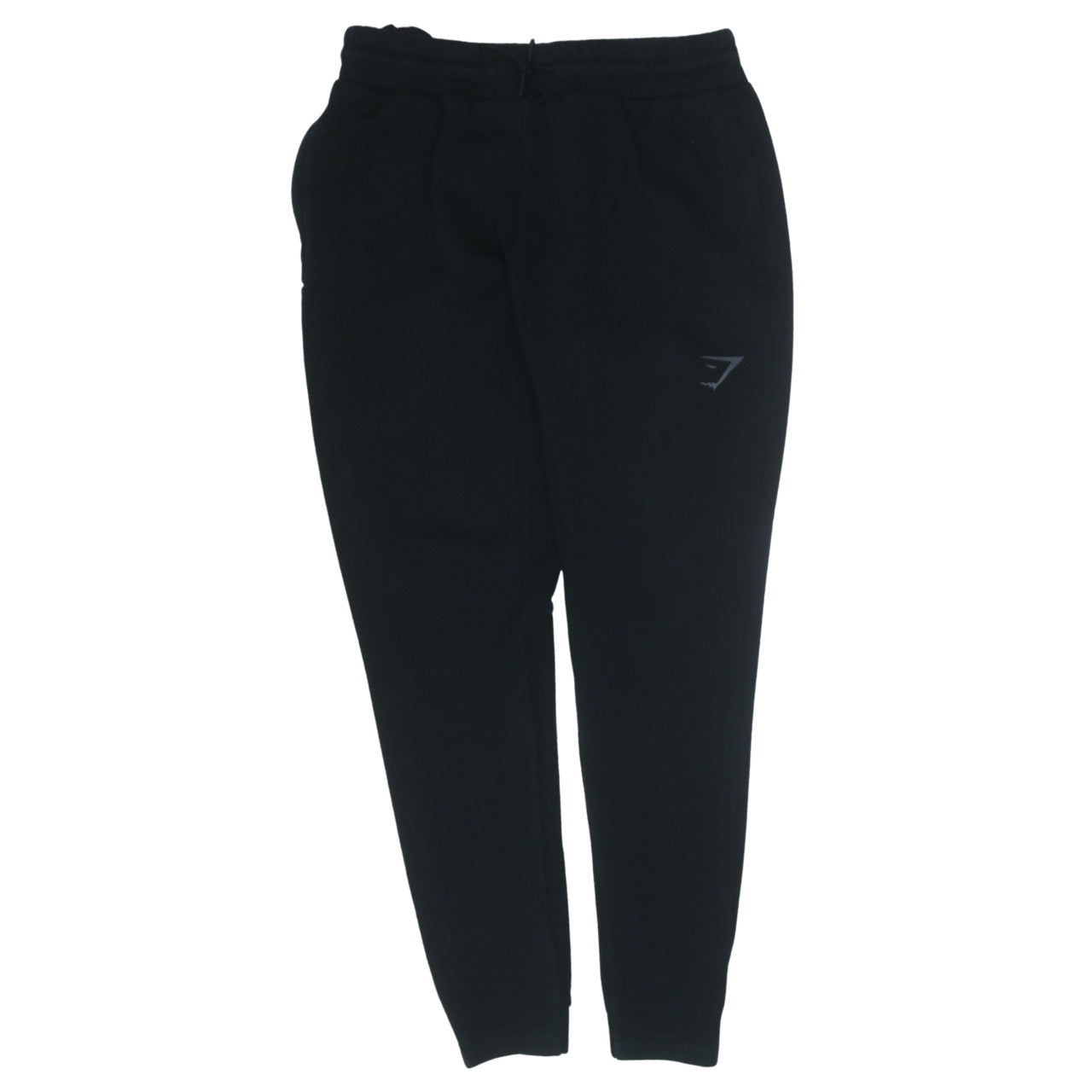 Gymshark Men's Black Slim Fit Joggers Size M Fleece Activewear