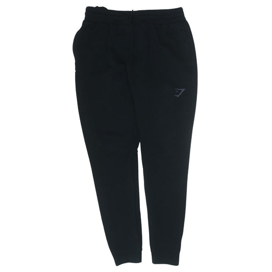 Gymshark Men's Black Slim Fit Joggers Size M Fleece Activewear