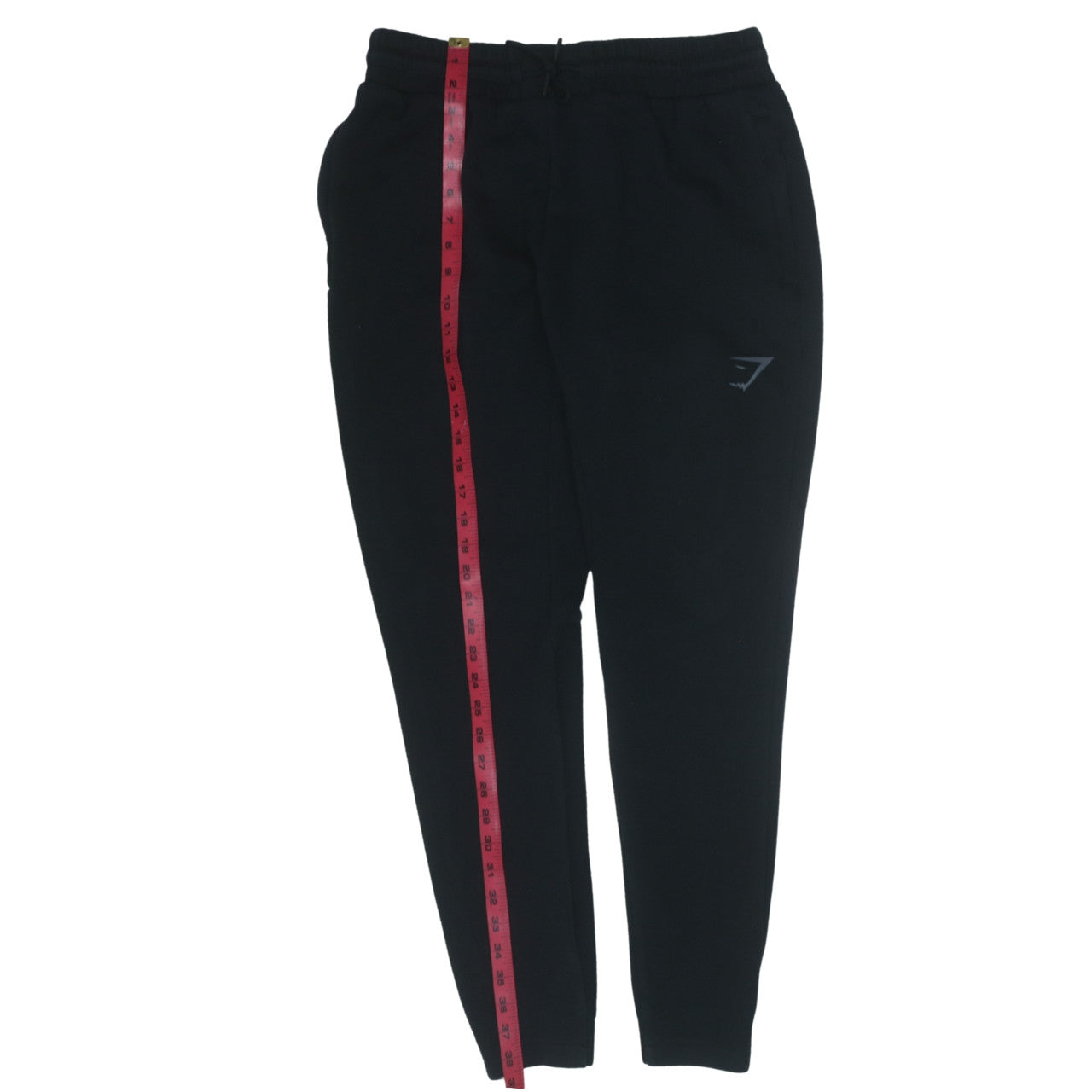Gymshark Men's Black Slim Fit Joggers Size M Fleece Activewear