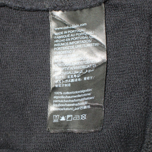 Calvin Klein Jeans Men's Black M Crew Neck Logo Sweatshirt