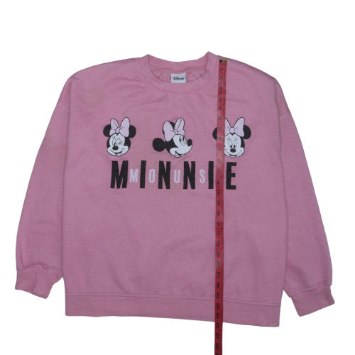 Disney Women Pink Minnie Mouse 2XL Pullover Sweatshirt