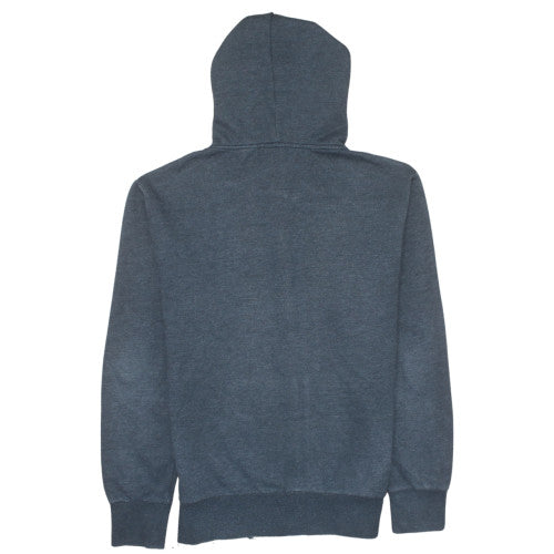 Fox Men's Grey Full Zip Hoodie M Fleece Cotton Polyester