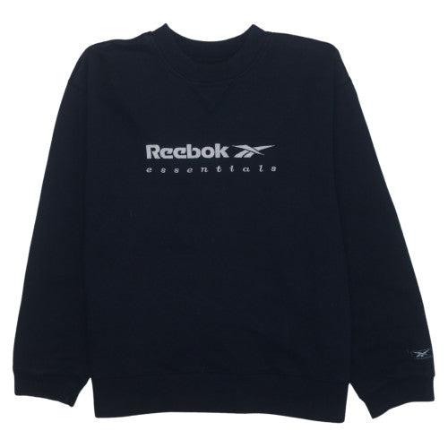 Reebok Essentials Women's Black Size 14 Pullover Sweatshirt