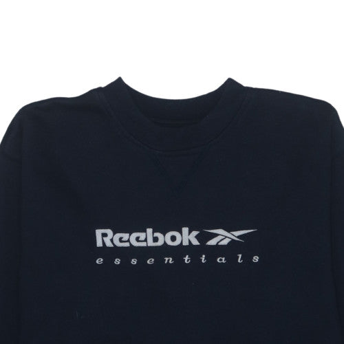 Reebok Essentials Women's Black Size 14 Pullover Sweatshirt
