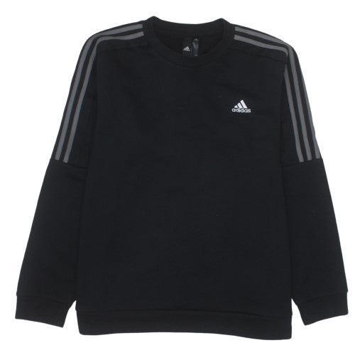 Adidas Men's Black XL Crew Neck Pullover Sports Sweatshirt