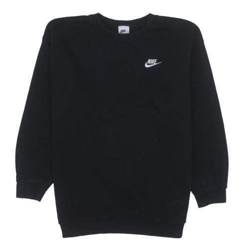 Nike Boys Black XL Sweatshirt Crew Neck Pullover 156-166cm Excellent