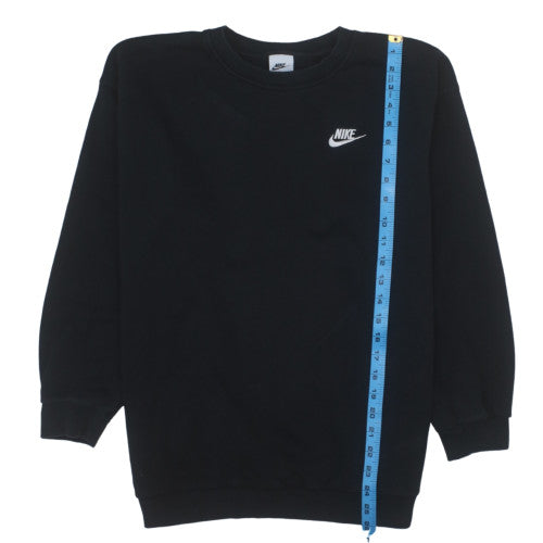 Nike Boys Black XL Sweatshirt Crew Neck Pullover 156-166cm Excellent