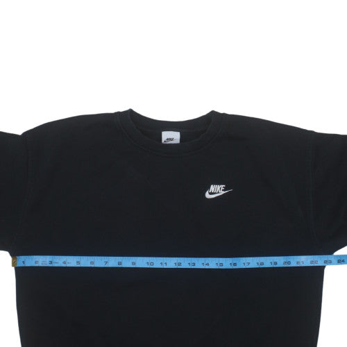 Nike Boys Black XL Sweatshirt Crew Neck Pullover 156-166cm Excellent