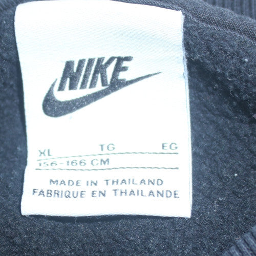 Nike Boys Black XL Sweatshirt Crew Neck Pullover 156-166cm Excellent