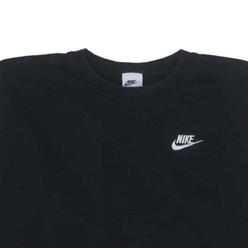Nike Boys Black XL Sweatshirt Crew Neck Pullover 156-166cm Excellent