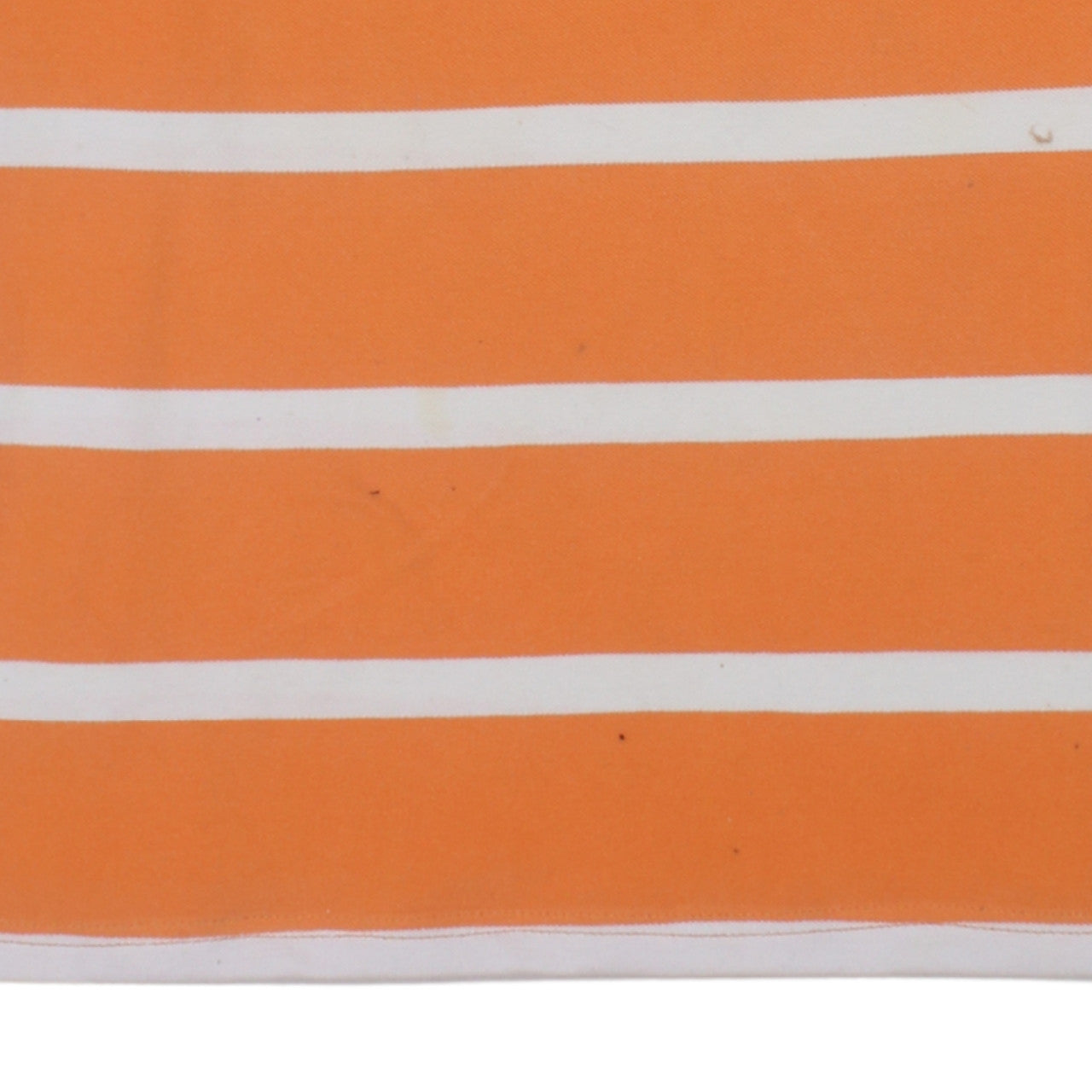 Chaps Men's Orange Striped Cotton Polo Shirt XL