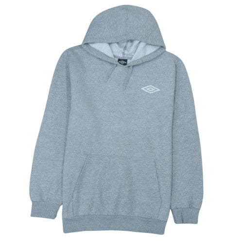 Umbro Men's Grey 2XL Pullover Hoodie Logo Sportswear
