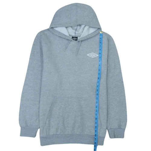 Umbro Men's Grey 2XL Pullover Hoodie Logo Sportswear