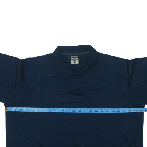 Columbia Men's Blue 2XL Polo Shirt Quick Dry Outdoor Wear