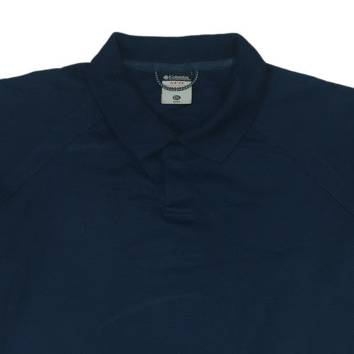 Columbia Men's Blue 2XL Polo Shirt Quick Dry Outdoor Wear