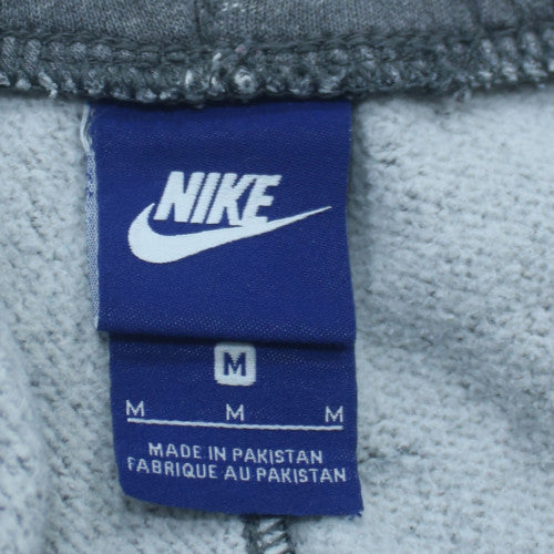 Nike Men Grey Fleece Jogger Trousers Size M Regular Fit