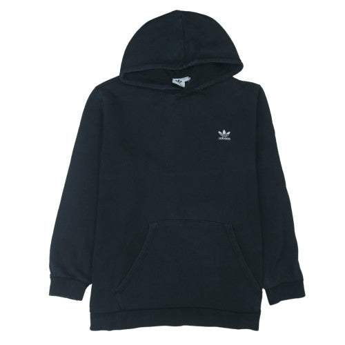 Adidas Mens Black Pullover Hoodie 2XL Regular Fit Fleece Sweatshirt