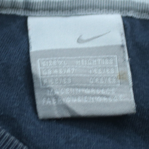 Nike Men's Blue Crew Neck Pullover Sweatshirt Size L