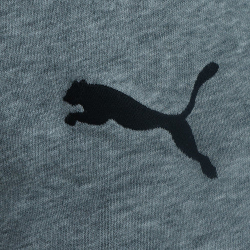 Puma Men's Grey Full Zip Hoodie L Regular Fit Casual Sportswear