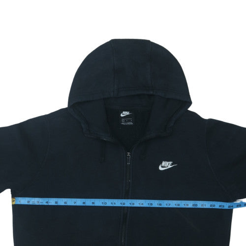 Nike Men's Black Full Zip Fleece Hoodie Size L