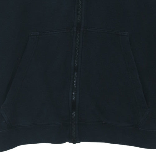 Nike Men's Black Full Zip Fleece Hoodie Size L